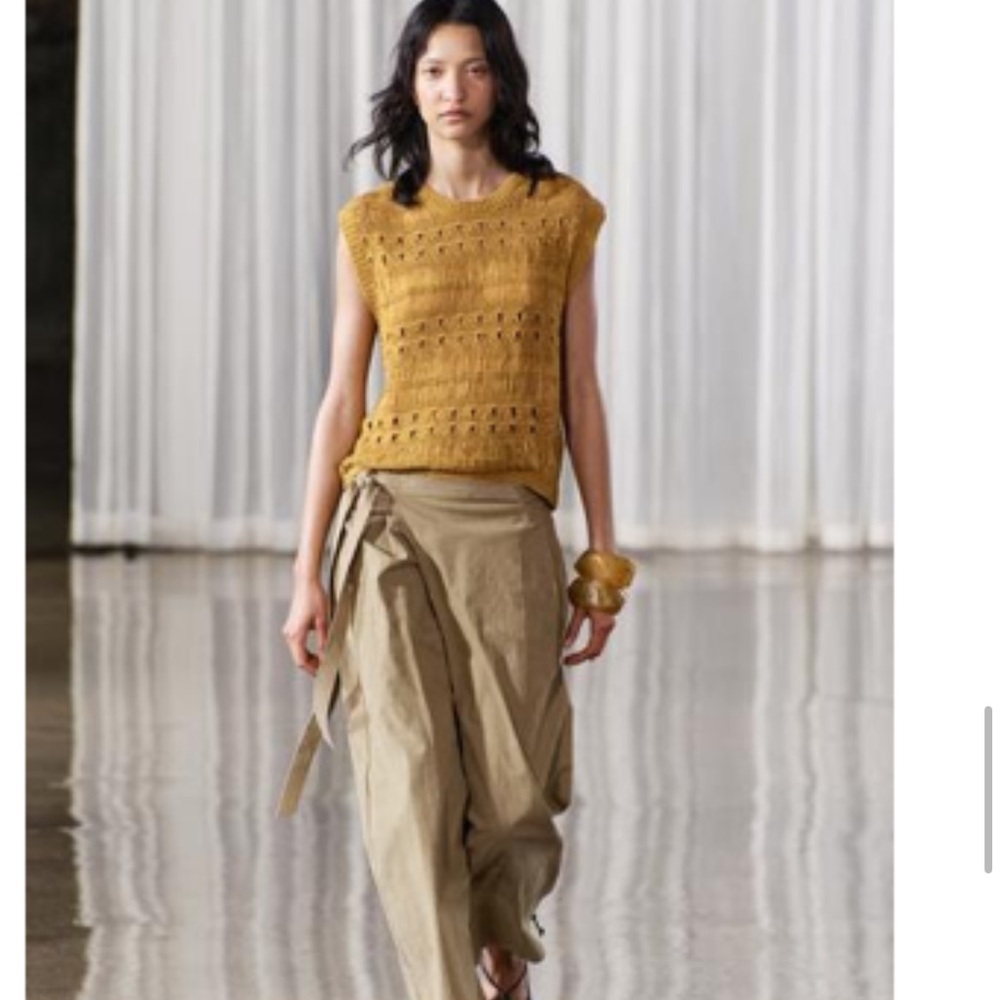 Zara Mustard Yellow Tank Top Boho S